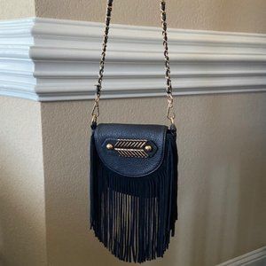 Mini Crossbody Fringed Bag